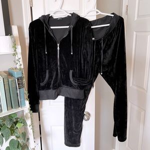 Velour Track Suit